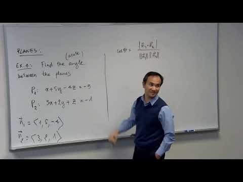 153N: Equation of Lines and Planes Examples Part II