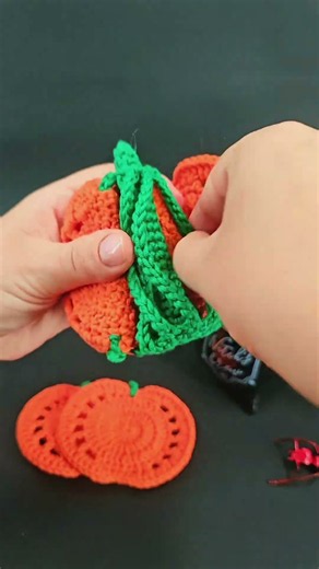 ☕️🕷️ Spooky season is officially here! Pattern link in bio. #crochetcoaster #cozyvibes #spookyseason