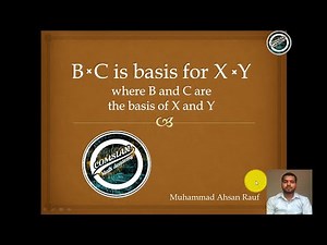Lecture 11 | B x C is basis for X x Y | Topology by James R Munkres