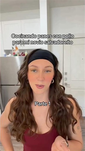 Cocinando panes con pollo para mi novio salvadoreño 🇸🇻 🇺🇸