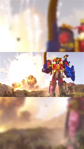 NINJA STEEL MEGAZORD! ⚡️ #powerrangers #ninjasteel