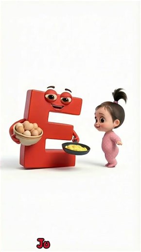 Learn Letter E with Egg 🥚 | ABC Alphabet Song for Kids |Toddler Learning #lilichannel #nurseryrhymes