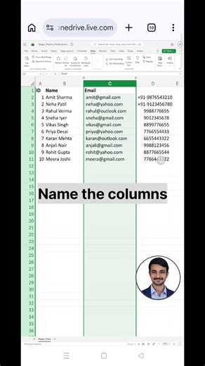 Text to Columns in Excel Mobile 📱 | Split Data Easily in Seconds! 🔥 #excelmobile #exceltips