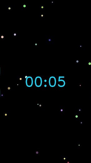 ⏳ 7 Second Countdown Timer | Confetti Animation | Time's Up Alert