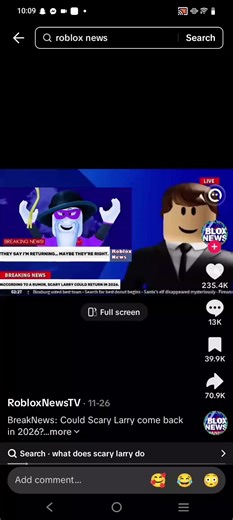 Scary Larry Returns to Roblox in 2026: Latest News