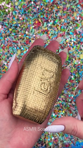 The Soothing Experience of ASMR Soap Cutting