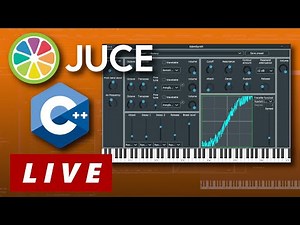 Virtual Analog Synthesizer Plugin in JUCE C++ Framework | Live Coding | #audio #programming