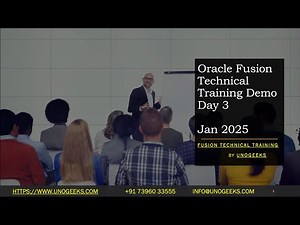 Oracle Fusion Technical Training 2025 Day 3 | Oracle Fusion HCM Technical Training| Fusion Technical