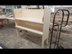 The Sydney Project 21: Control Cabinet and a start on the Mezzanine Benchwork