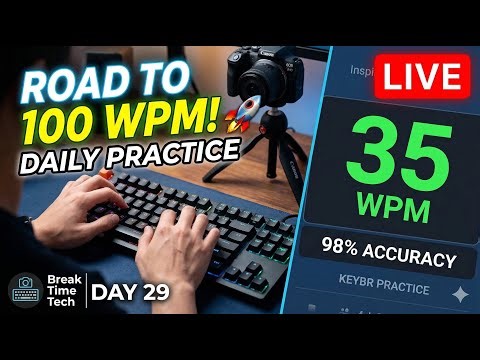 Road to 100 WPM: Day [Number] Typing Practice ⌨️