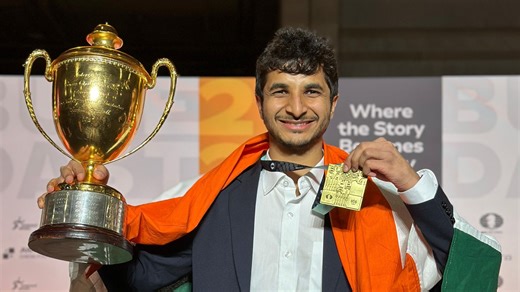 Rock solid on board no.4 Vidit Gujrathi scored 7.5/10 with 5 wins and 5 draws for team India to seal the gold medal at the Chess Olympiad 2024. Vidit talks about the team bonding, his role in the team, how Gukesh and Arjun were absolutely flawless and much more. Video: ChessBase India #Chess #ChessBaseIndia #ViditGujrathi #chessolympiad | ChessBase India