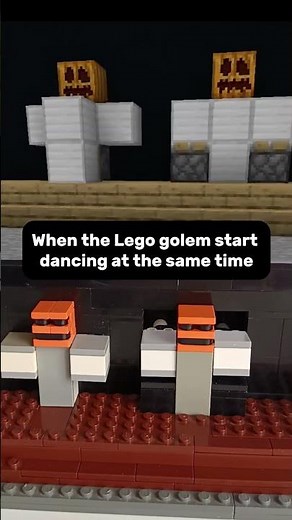 All Lego minecraft Iron Golem Dancing #minecraft #lego