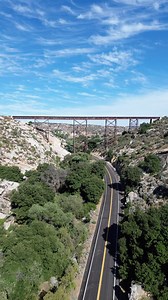 The Campo Creek Viaduct on historic SR 94/Campo Rd. Near Campo, CA. This was built by the San Diego & Arizona Railway (sometimes called the impossible railroad) in 1917. #campocreekviaduct #campocalifornia #highway94 #sidetrackadventures #roadtrip #roadtripusa #stateroute94 #trainbridge #dronestagram | Sidetrack Adventures