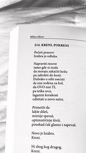 Kreni. Zbog sebe. | Milica Oliver