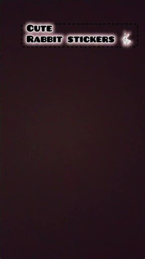 Cute Rabbit stickers ✨🐰