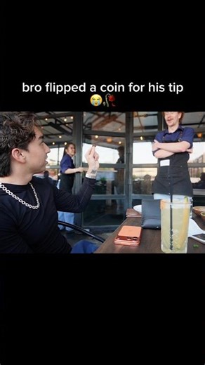 This Server Flipped A Coin For His TIP 😳💥