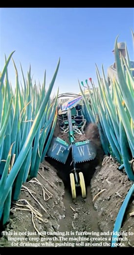 Farming Machine Turn Soil Into Perfect Ridges for Stronger Crop Growth