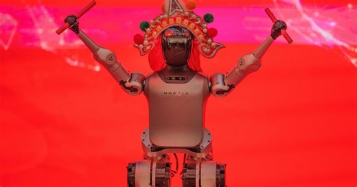 People — and robots — are getting ready to celebrate the Lunar New Year in China