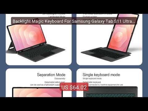 Backlight Magic Keyboard For Samsung Galaxy Tab S11 Ultra 14.6" 20... — Best Deal 2026 | Shop Now!