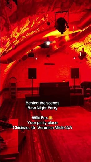 Behind the scenes 🔥Raw Night party🔥 Wild Fox🦊 - your perfect underground party place🪩