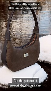 How professional looking is this version of the Celestial Curve by @castleroadcreative You can make one too! It’s easier than you think! Get the pattern at www.chriswdesigns.com #chriswdesigns #celestialcurvecwd #bagmaker #sewabag | ChrisW Designs