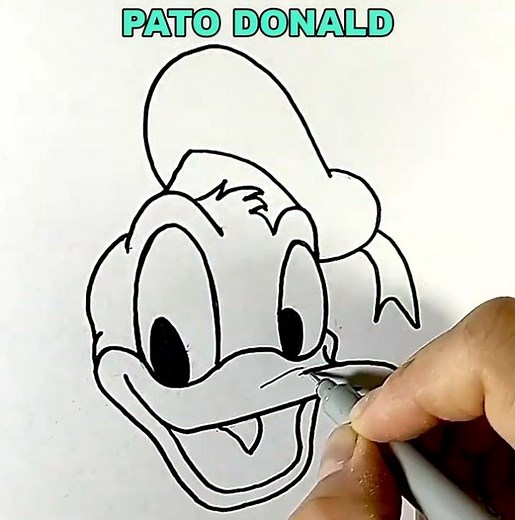 Dibujamos y Coloreamos al Pato Donald | Dibujos para niños
