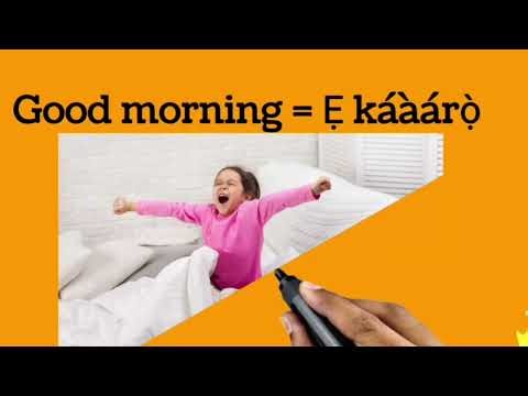 Learn Yoruba Greetings for Kids | Good Morning, Afternoon & Evening in Yoruba | Yoruba Lesson