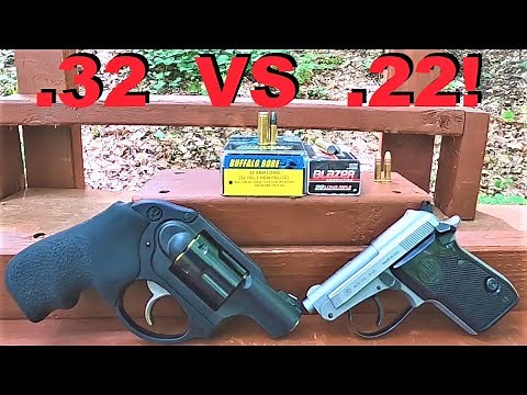 .22 LR VS .32 S&W Long Pocket Guns! Non-Expanding Bullets?