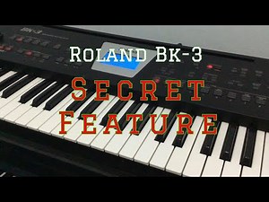 Roland BK-3 Review - Secret Feature