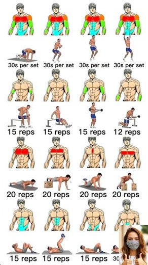 FULL BODY WORKOUT for Men 💪 (Build Muscle Fast at Home)#shorts #fullbodyworkout #fitness #strongabs