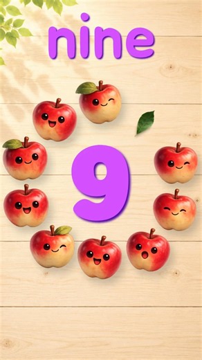 🍎 Count Backwards 10 to 1 | Apple Counting Song for Kids