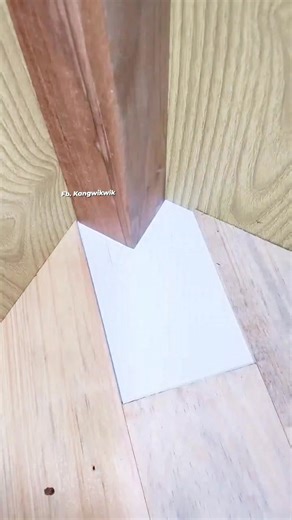 Simple way to measure wood angles that are precise and accurate🫣 #Creative #ideas #woodtrick #carpentry #diy | Kang Wik Wik