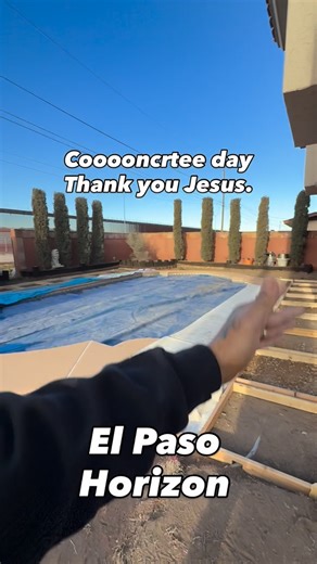 Alpha Innovations Construction & Remodeling LLC on Instagram: "Concrete pads today and Turf Wednesday. Follow us for outdoor remodel ideas. #elpaso #contractor #landscaping #horizon #concrete"