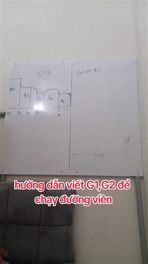 hướng dẫn lập trình chạy theo đường viền G1,G2 #cnc #phaycnc #cncmachine #maytien #xuhuong