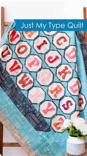 My First Hand-Appliqué Letters! 🧵 Just My Type Quilt Progress ✂️