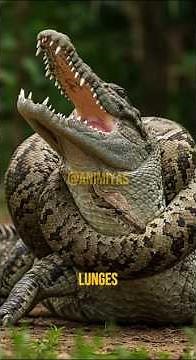Crocodile vs Python Clash/Nature's Deadliest Fight