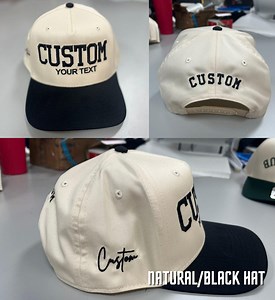 Custom Embroidered Hat, Unique Gift Idea, Custom Five Panel Twill Cap, Personalized Hats, Gifts for Him, Father's Day, Mom Hat - Etsy