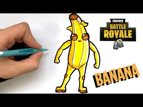 TUTO DESSIN - BANANA SKIN FORTNITE SAISON 8