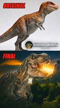 THE T. REX ALMOST LOOKED VERY DIFFERENT IN JURASSIC WORLD REBIRTH! 🦖
