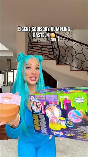 Making my own squishy dumplings 😳 #canselguel #shorts