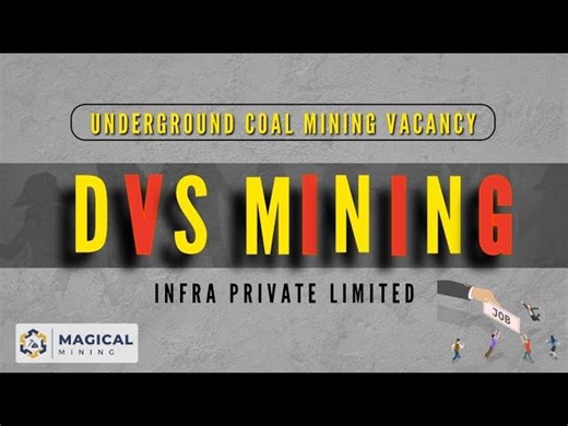 Underground Coal Mining Vacancy | DVS Mining Infra Pvt Ltd | Latest Mining Jobs 2026 | Aman Kumar Shukla