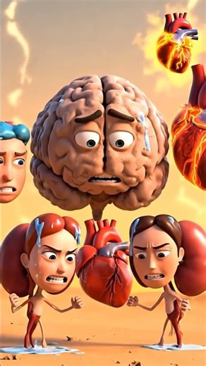 : Dehydration | 3D Brain & Body Story Animation #biocraftanatomy #science #biology