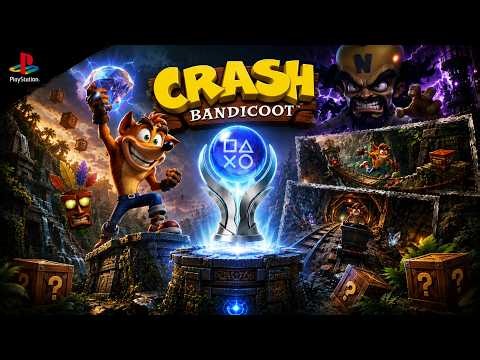 Crash Bandicoot [1996] 🌟⚒ || 🔴100% Full Game || Naughty Dog || Sony Computer Entertainment