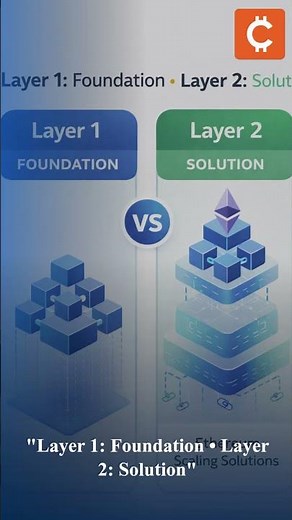 Blockchain Layers Explained: Layer 1 vs Layer 2 🧠