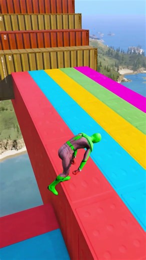 GTA 5 Epic Ragdolls | Spider-Man Jumps/Fails ep. 3647