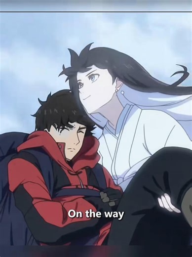 He looked up saw a huge hole suddenly appear in the roof. #animetiktok #anime #fyp #funnny