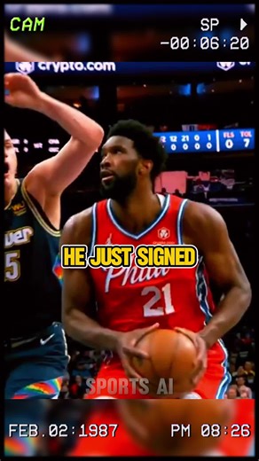 Chuck and Shaq slams Joel Embiid. #nba #basketball