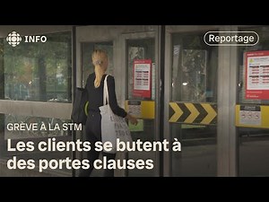 Nouvelle journée de grève dans le réseau de transport de la STM