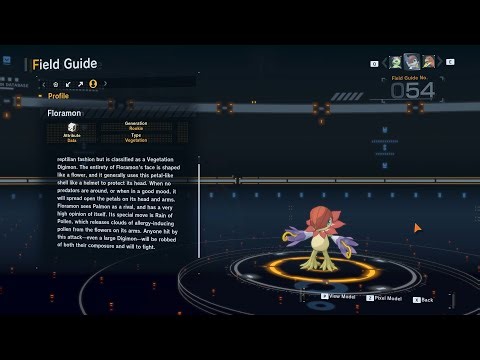 floramon all digivolution/de-digivolution/profile Digimon Story Time Stranger