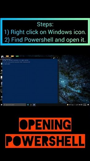 Using Windows Powershell to code Python 🐍 #powershellscripting #powershell #windows10 #python